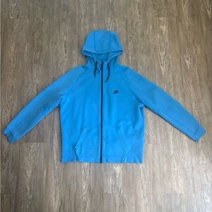 Nike Men's Vibrant Blue Full-Zip Hoodie
